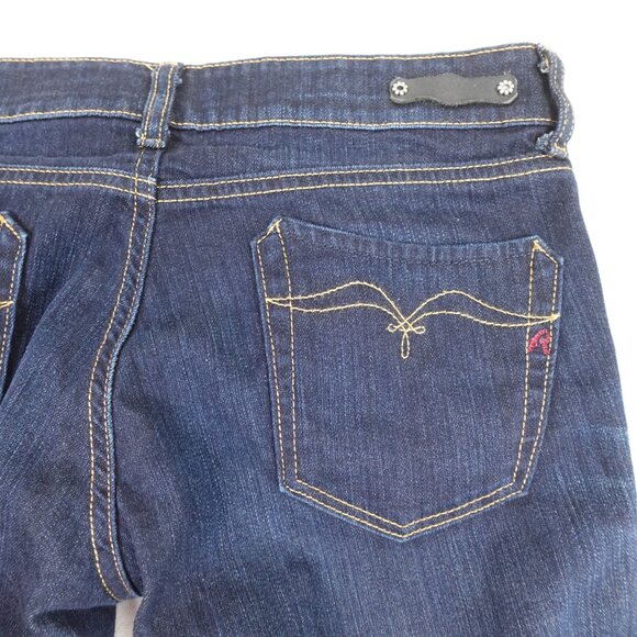 REPLAY Flare Bell Bottom Jeans Women's 28x34 Low Rise Stretch Denim - Picture 9 of 13